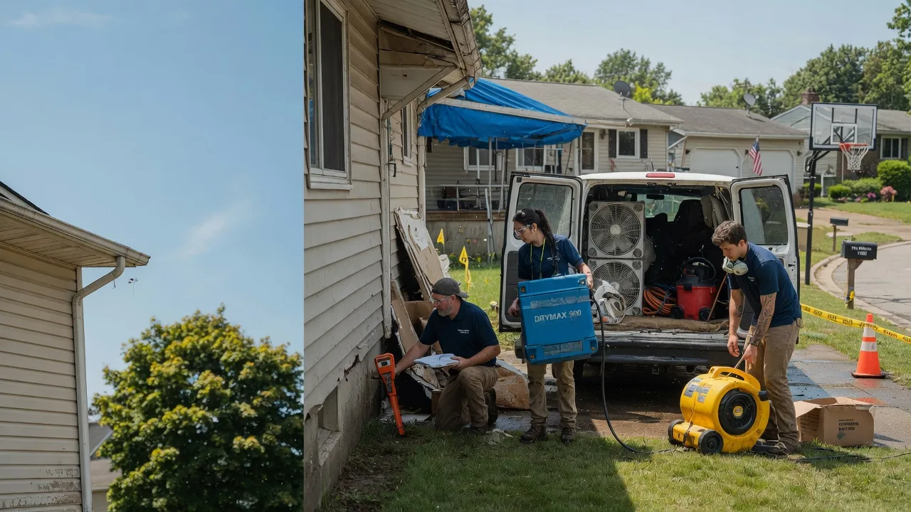 Ceiling Leak Cleanup in Allentown, NY near me